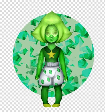 Peridot Green Leaf, watercolor crystal transparent background PNG clipart