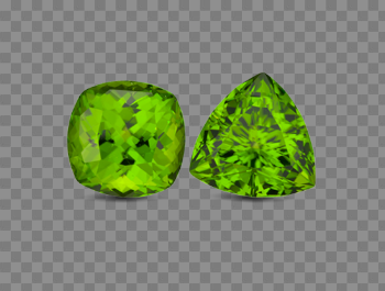 Peridot Stone Transparent Background PNG