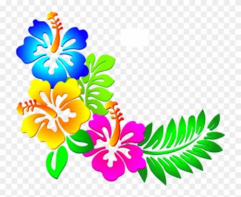 Permalink To Hawaiian Border Clip Art - Clipart Of Flowers Borders