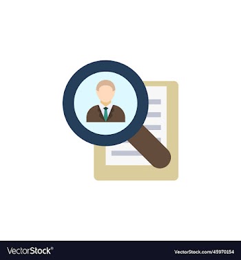 permanent recruitment creative icon flat