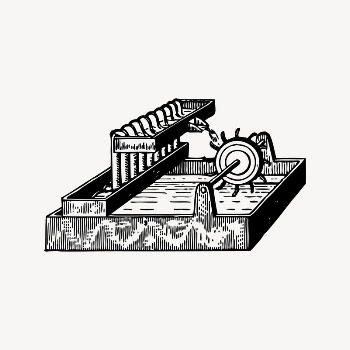 Perpetual motion clipart, vintage illustration | Free Vector Illustration - rawpixel