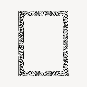 Persian frame clipart, drawing illustration | Free Vector Illustration - rawpixel