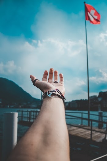 Person's Left Arm Selective Focus Photography