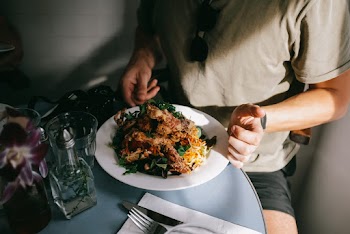 Person About to Eat