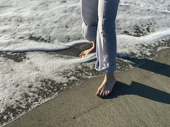 Person at Beach
