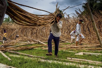 Person carrying rattan, Quezon, Palawan, | Free Photo - rawpixel