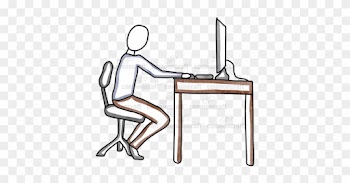 Person Computer Desk - Computer Desk