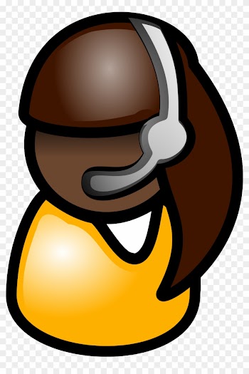 Person Computer, Icon, User, People, Lady, Woman, Girl, - Telephone Operator Clip Art