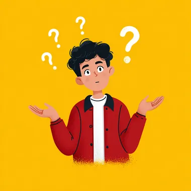 Person Confused by Questions Person Confused by Questions