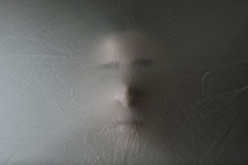 person covered with plastic