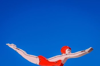 person diving illustration