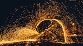 Person Doing Fire Dancing