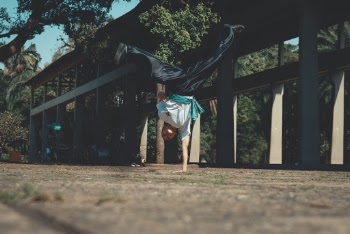 Person Doing Handstand