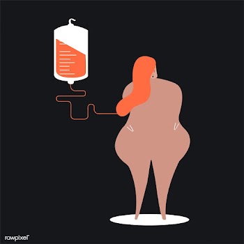 Person donating blood vector illustration | Free stock vector - 462260