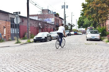 Person Driving Bicycle