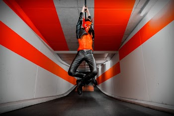 Person Hanged on Tunnel