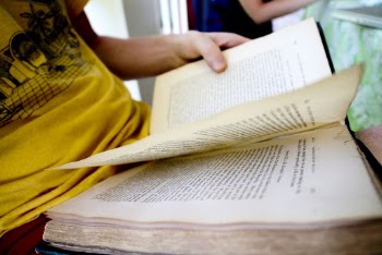 Person Holding a Book
