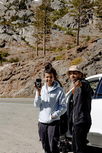 Person Holding A Camera
