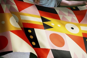 Person holding Bauhaus inspired patterned | Free Photo - rawpixel