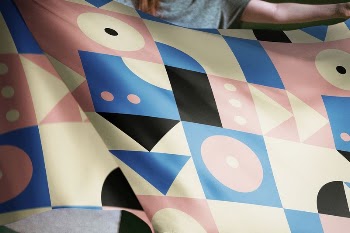 Person holding Bauhaus inspired patterned | Free Photo - rawpixel