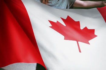 Person holding Canadian flag background, | Free Photo - rawpixel