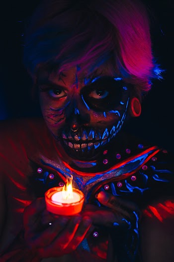 Person Holding Candle