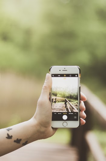 person holding cellphone