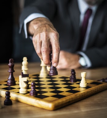 Person Holding Chess Toy