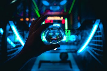 Person Holding Clear Ball