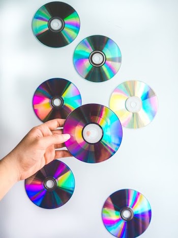 person holding disc