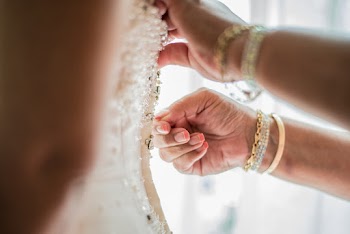 Person Holding Dress