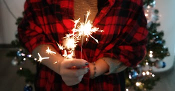 Person Holding Firework
