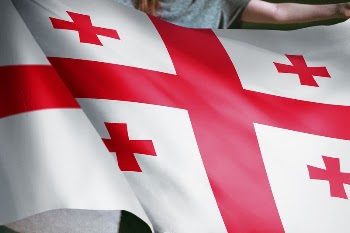 Person holding Georgian flag background, | Free Photo - rawpixel