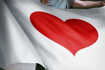 Person holding heart flag, Valentine | Free Photo - rawpixel