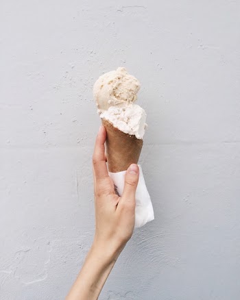 Person Holding Ice Cream