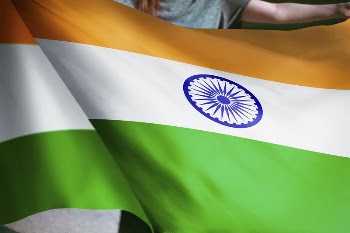 Person holding Indian flag background, | Free Photo - rawpixel