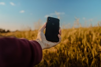 Person Holding Iphone
