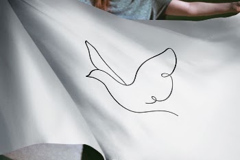 Person holding line art dove | Free Photo - rawpixel