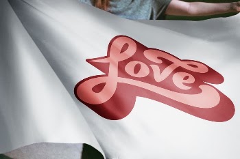Person holding love flag background, | Free Photo - rawpixel