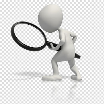 Person holding magnifying glass , Stick figure Animation , investigation transparent background PNG clipart