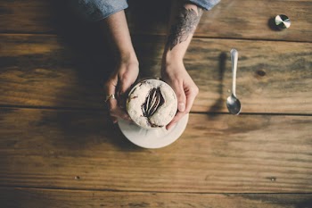 Person Holding Mug With Coffee