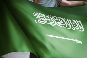 Person holding Saudi Arabian flag | Free Photo - rawpixel