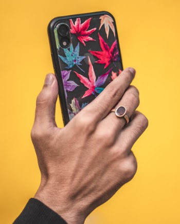 Person Holding Smartphone