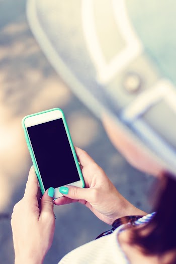 Person Holding Smartphone