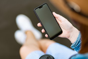 Person Holding Space Gray Iphone X