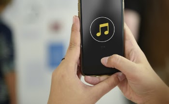 Person Holding Space Gray Iphone X With Gold Case
