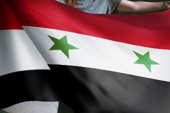 Person holding Syria flag background, | Free Photo - rawpixel
