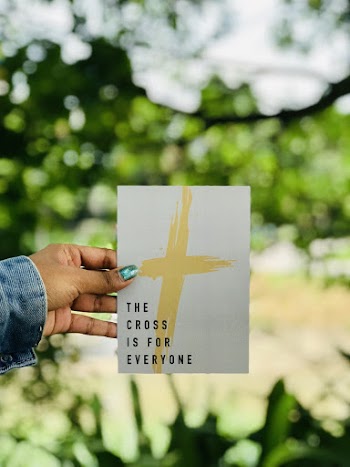Person Holding the Cross Is for Everyone Card