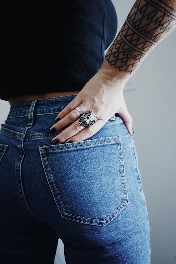 Person in Blue Jeans