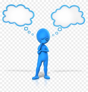 Person In Deep Thought Clipart For Kids - Thinking Animation Powerpoint Gif